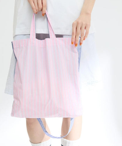 庫存面料刺繡包 / 襯衫面料雙用手提袋