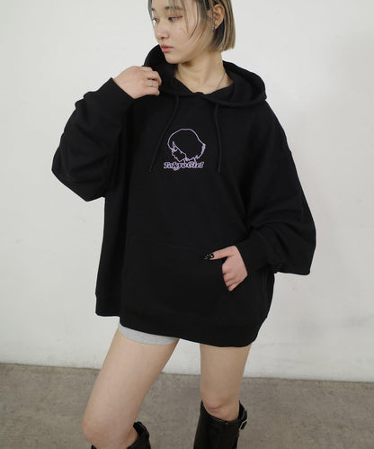 /2尺寸【東京女孩】3D刺繡logo衛衣