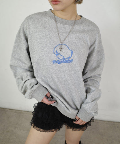 /2尺寸【東京女孩】3D刺繡logo圓領