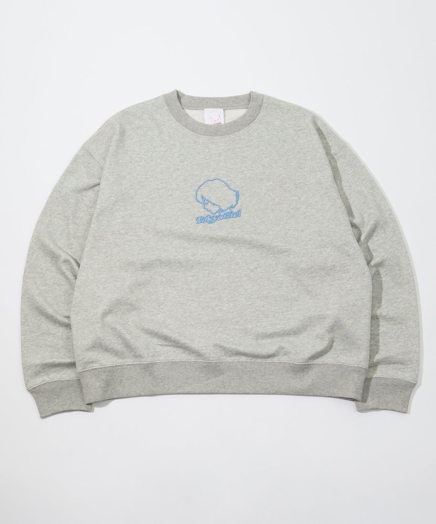 /2尺寸【東京女孩】3D刺繡logo圓領
