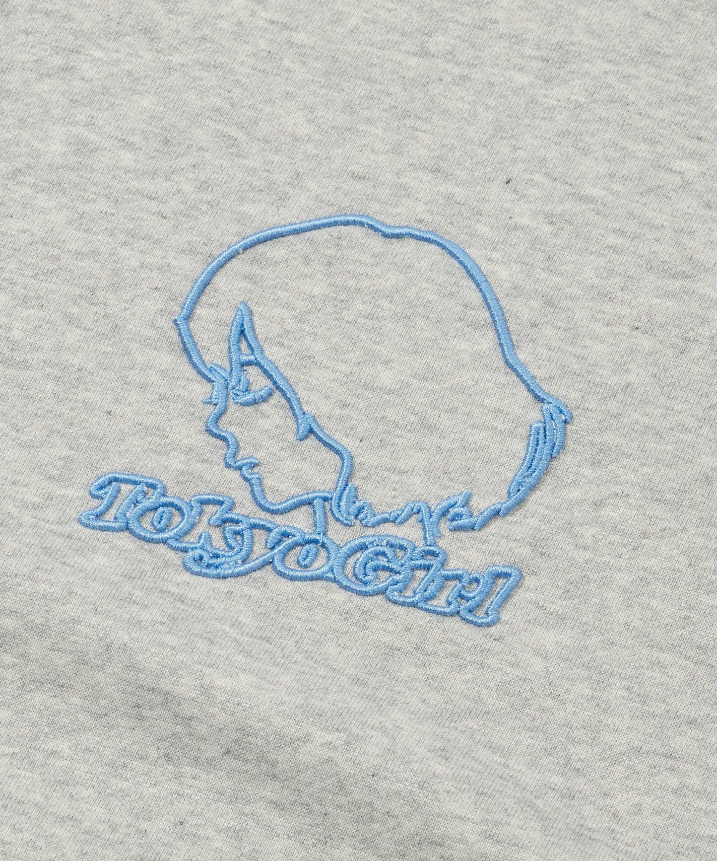 /2尺寸【東京女孩】3D刺繡logo圓領