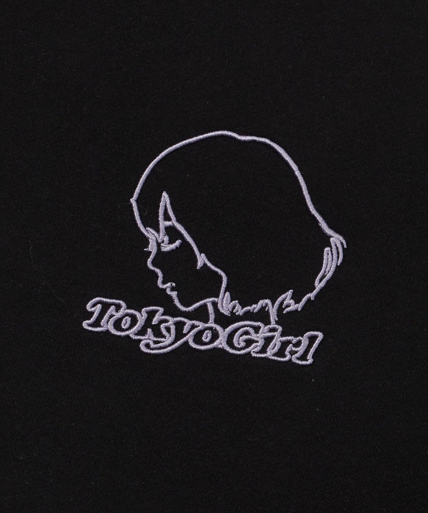 /2尺寸【東京女孩】3D刺繡logo圓領