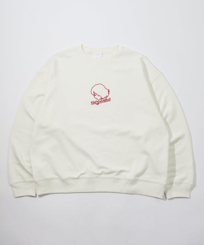 /2尺寸【東京女孩】3D刺繡logo圓領