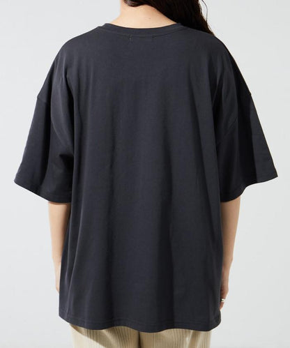 箔印圖案 大尺寸 短袖襯衫