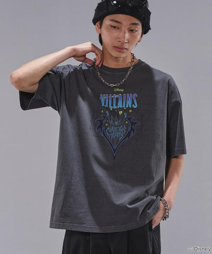 聯名 Villains 色素圖形T恤