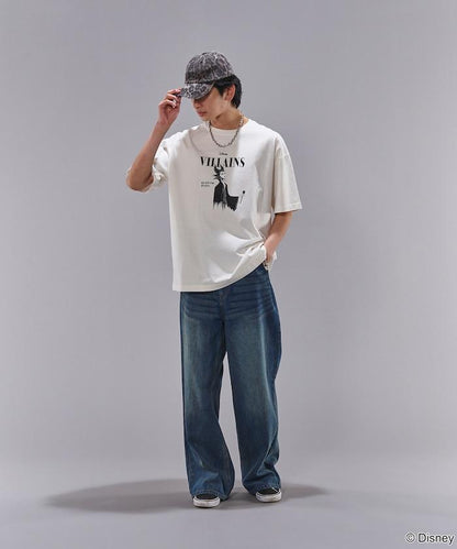 聯名 Villains 色素圖形T恤