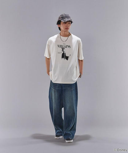 聯名 Villains 色素圖形T恤