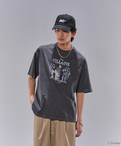 聯名 Villains 色素圖形T恤