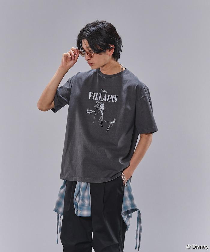 聯名 Villains 色素圖形T恤