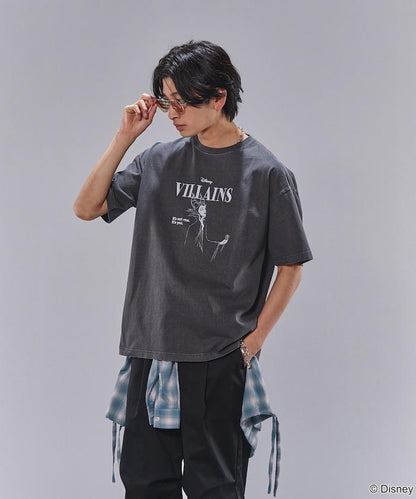 聯名 Villains 色素圖形T恤
