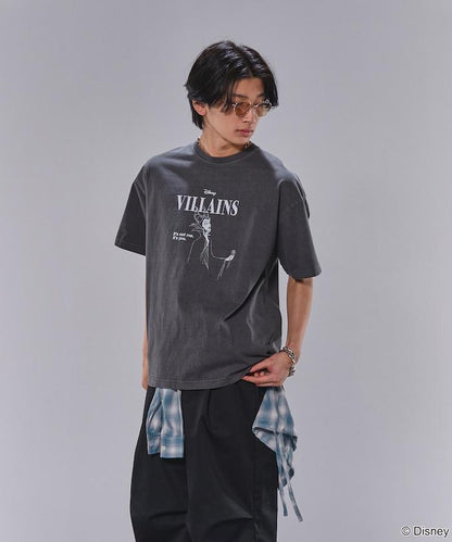 聯名 Villains 色素圖形T恤