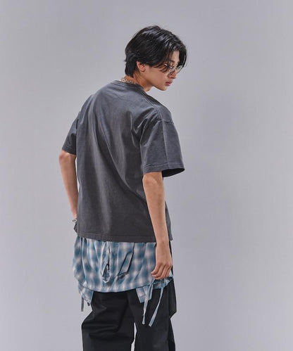 聯名 Villains 色素圖形T恤