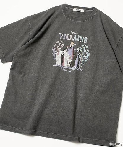 聯名 Villains 色素圖形T恤