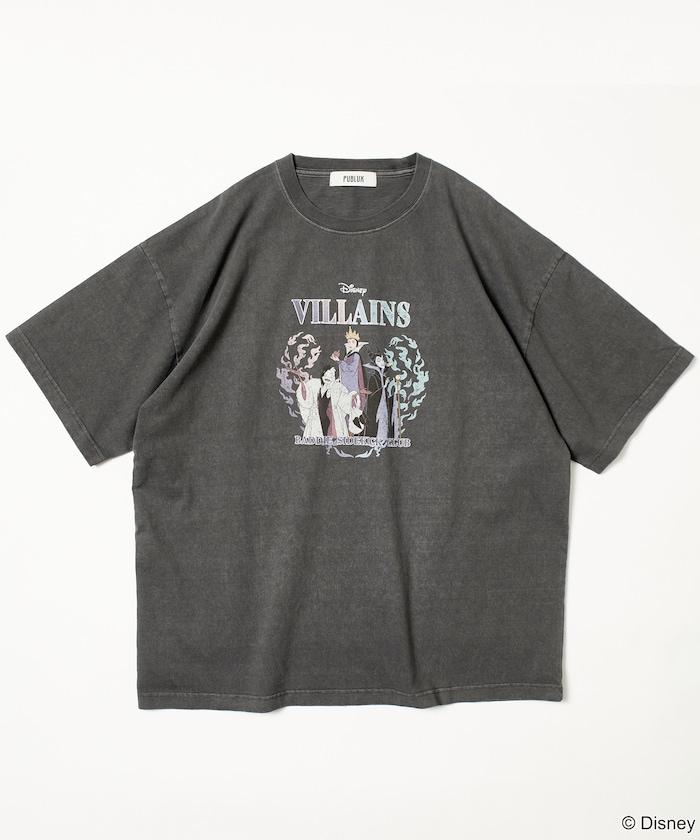聯名 Villains 色素圖形T恤