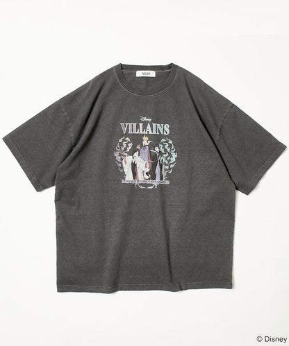 聯名 Villains 色素圖形T恤
