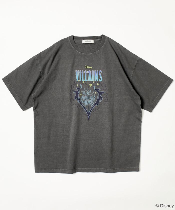 聯名 Villains 色素圖形T恤