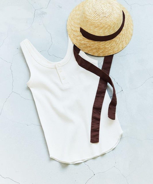 華夫格紋雙面穿背心