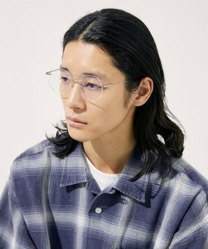 八角形 無框眼鏡