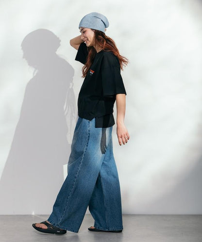 聯名 環保混紡 盒型剪裁T恤