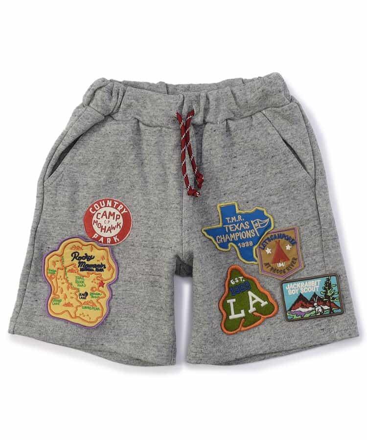 繡花裝飾豐富的中褲 五分褲