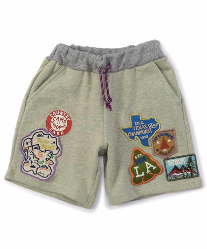 繡花裝飾豐富的中褲 五分褲