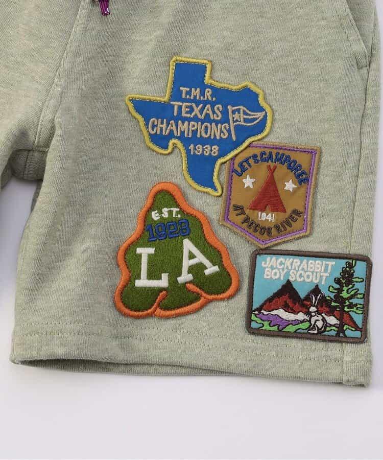 繡花裝飾豐富的中褲 五分褲