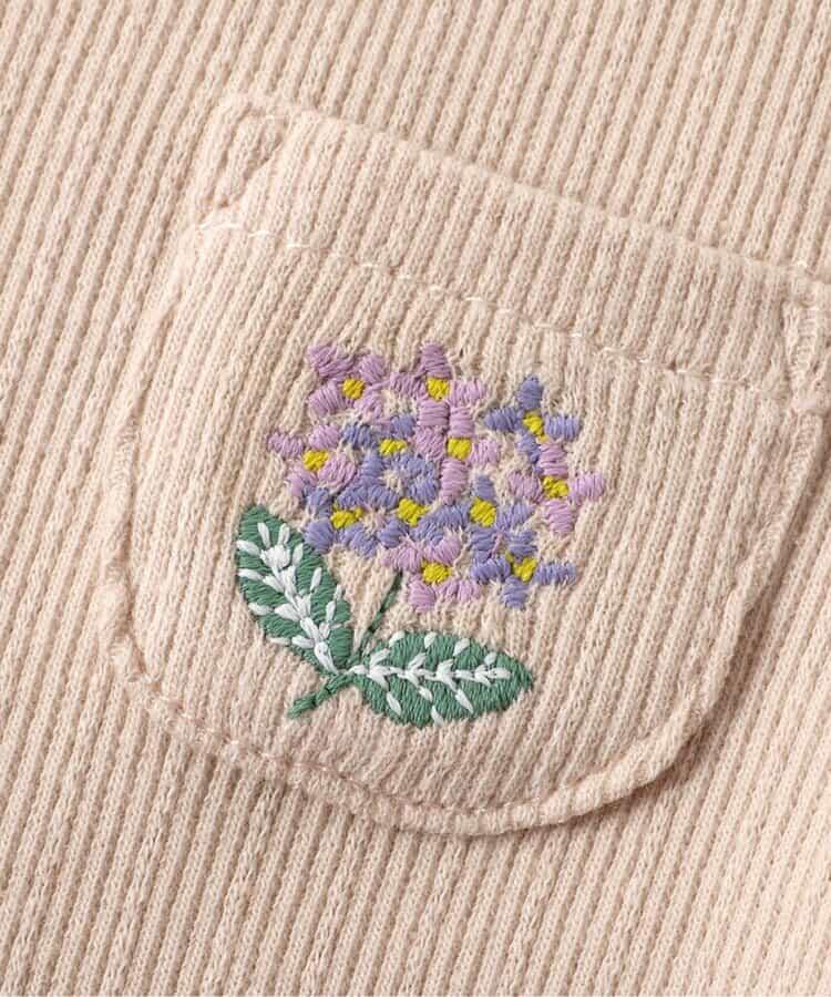繡花繡球嬰兒連體衣
