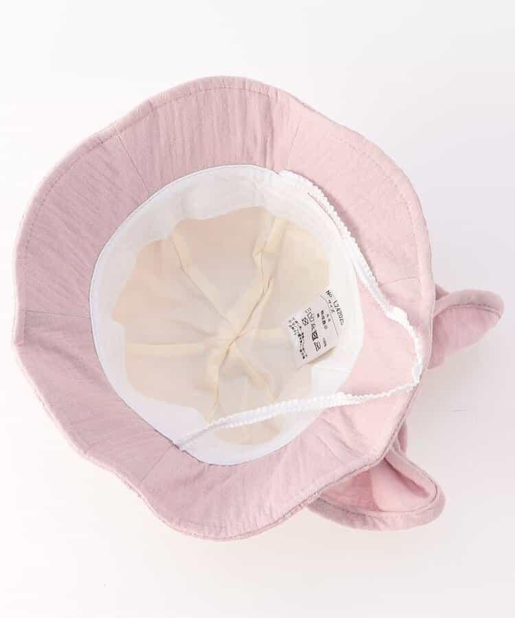 嬰兒帶遮陽帽的蕾絲帽