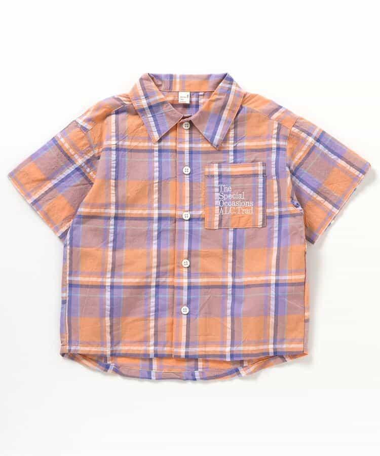 【連衣裙】條紋格子襯衫