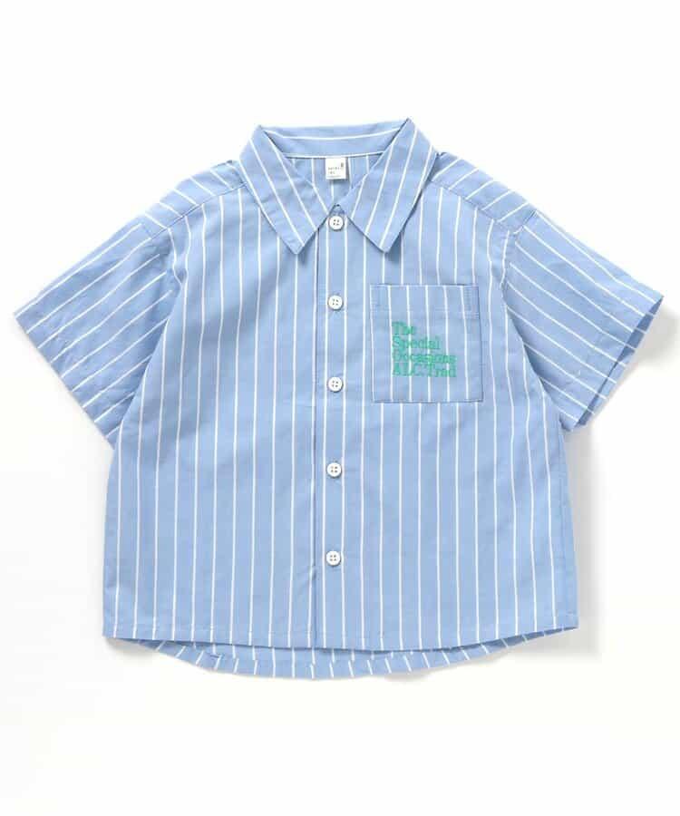 【連衣裙】條紋格子襯衫