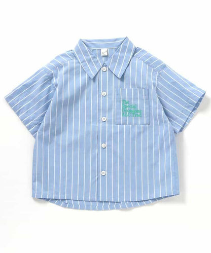 【連衣裙】條紋格子襯衫