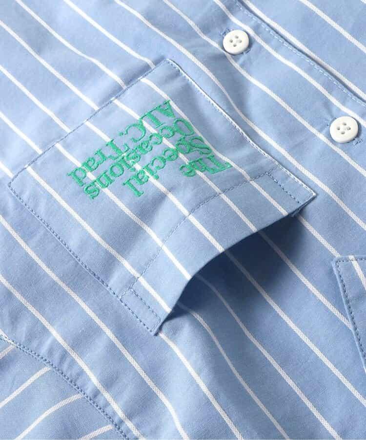 【連衣裙】條紋格子襯衫