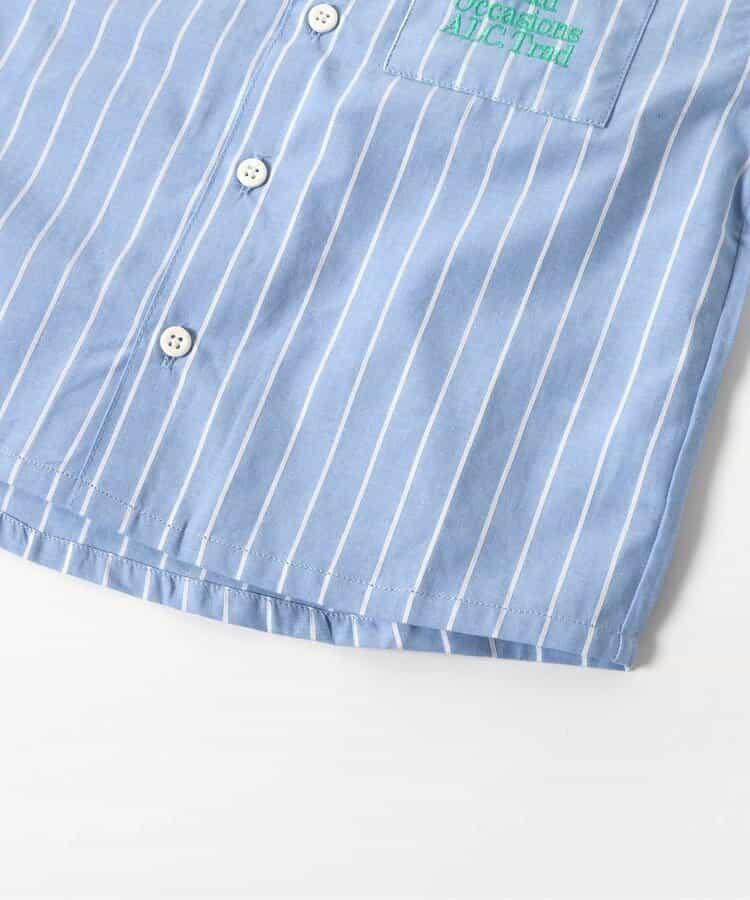 【連衣裙】條紋格子襯衫