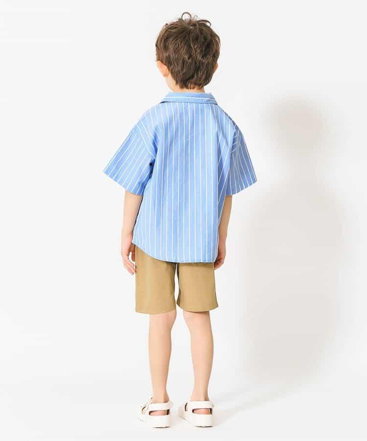 【連衣裙】條紋格子襯衫