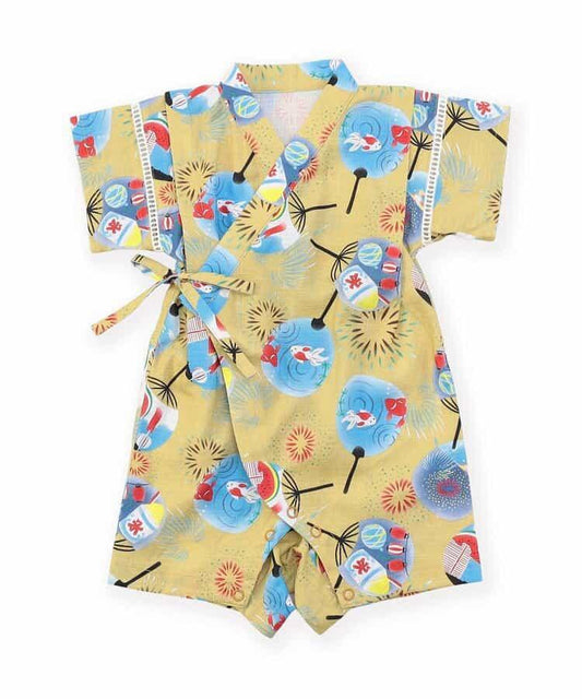 精緻花紋和服連體褲