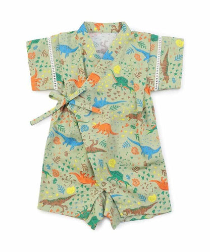 精緻花紋和服連體褲