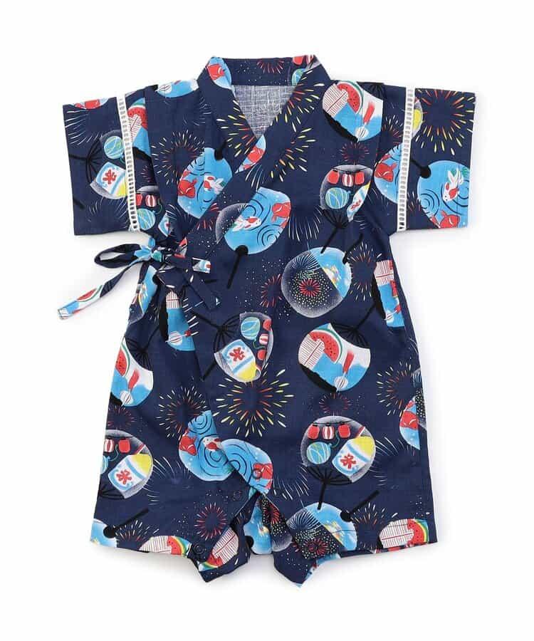 精緻花紋和服連體褲