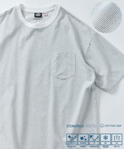 STRATECH/Stratech 寬鬆版型 圓領 T恤/抗菌/防臭【限定推出】