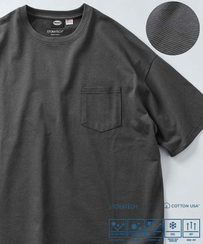 STRATECH/Stratech 寬鬆版型 圓領 T恤/抗菌/防臭【限定推出】