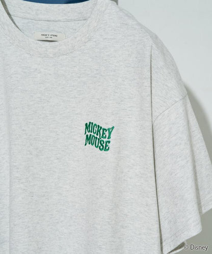 聯名/米老鼠/米奇老鼠背刺繡短袖T恤
