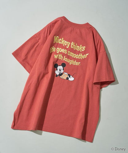 聯名/米老鼠/米奇老鼠背刺繡短袖T恤