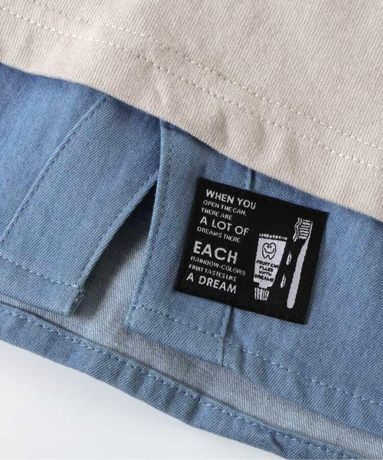 下襬疊層圓領T-shirt