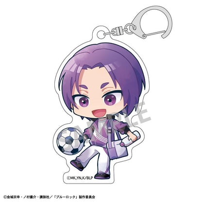 《藍色監獄》丙烯鑰匙扣 御影 玲王/懷舊描繪