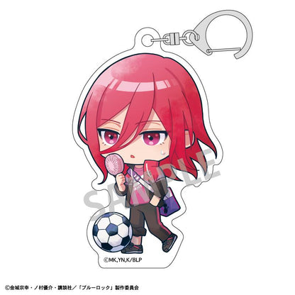 《藍色監獄》丙烯鑰匙扣 千切 豹馬/懷舊描繪