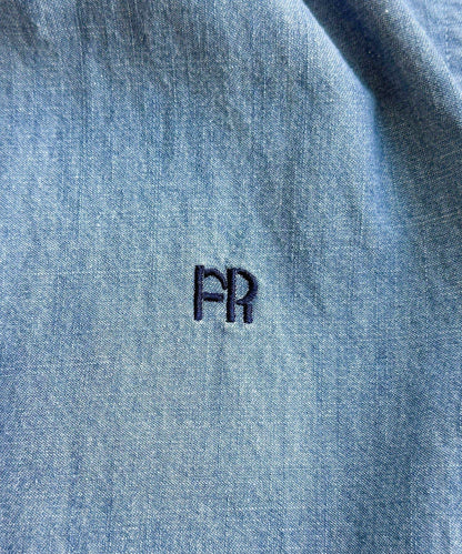 FR刺繡短袖襯衫