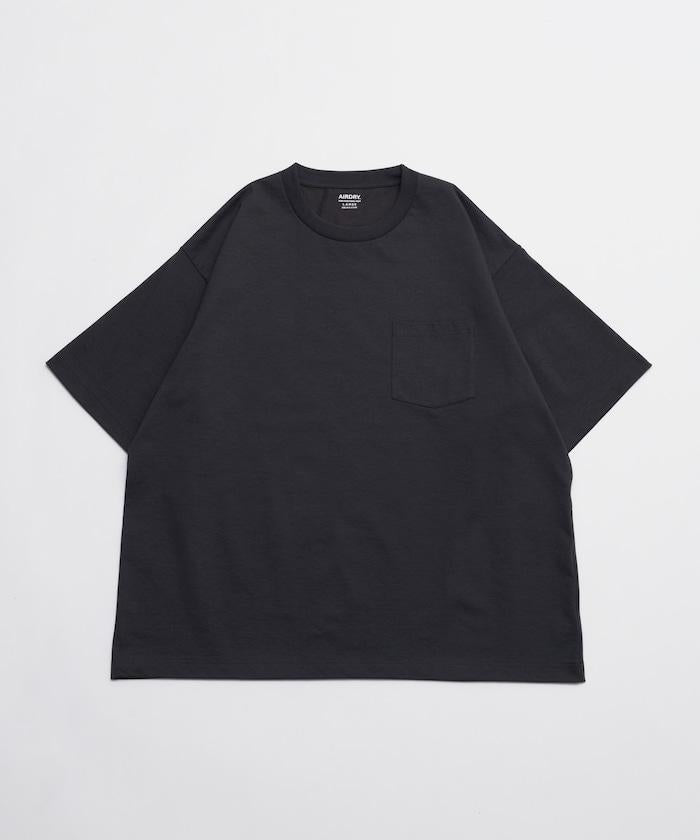 《AIR》DRY 高功能材料 7.7盎司 大尺寸 圓領口袋T恤/吸溼快乾/遮熱/防紫外線