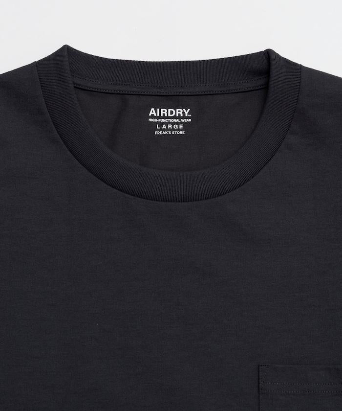 《AIR》DRY 高功能材料 7.7盎司 大尺寸 圓領口袋T恤/吸溼快乾/遮熱/防紫外線