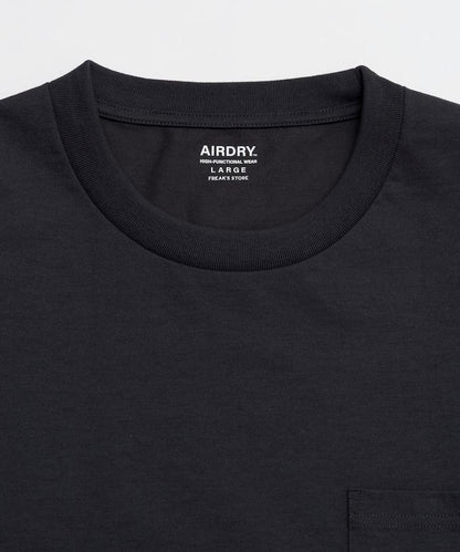 《AIR》DRY 高功能材料 7.7盎司 大尺寸 圓領口袋T恤/吸溼快乾/遮熱/防紫外線