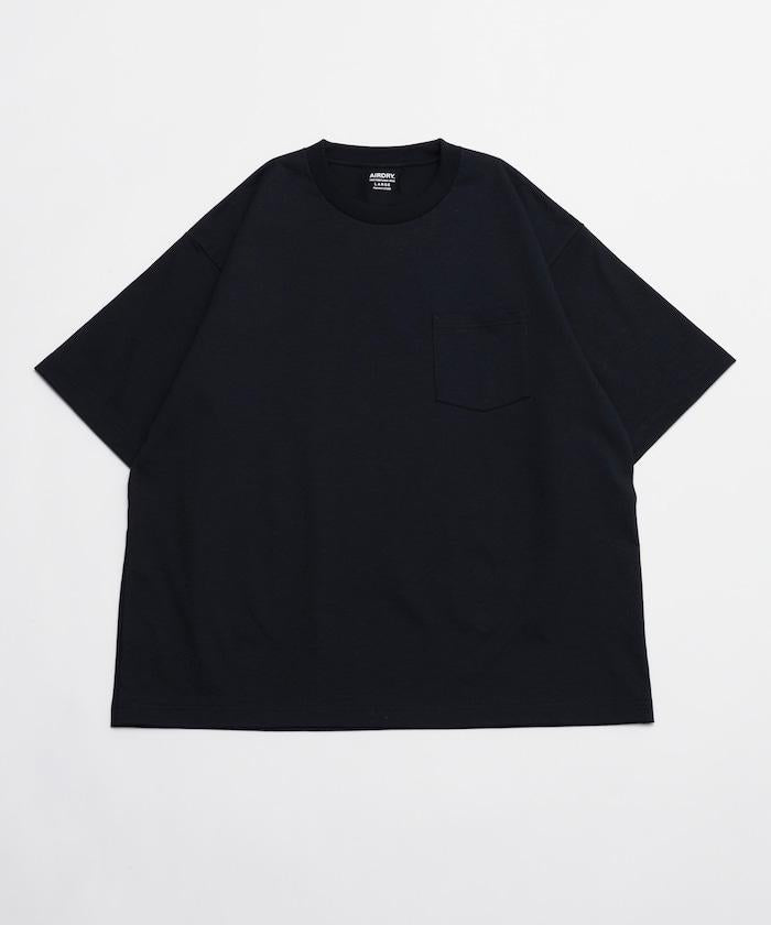 《AIR》DRY 高功能材料 7.7盎司 大尺寸 圓領口袋T恤/吸溼快乾/遮熱/防紫外線