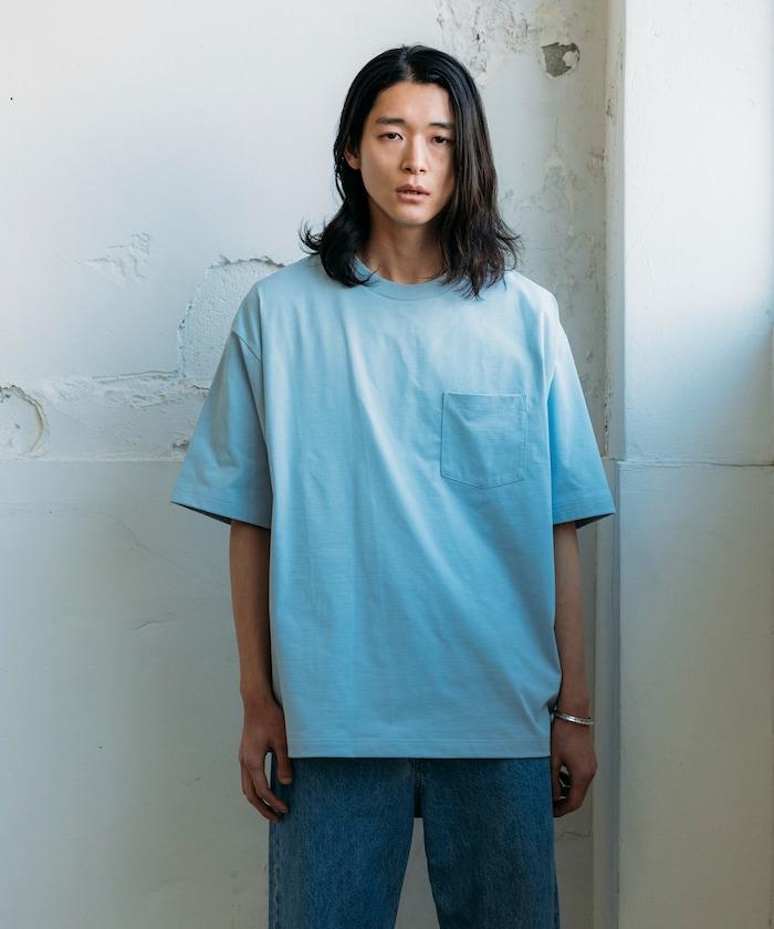 《AIR》DRY 高功能材料 7.7盎司 大尺寸 圓領口袋T恤/吸溼快乾/遮熱/防紫外線